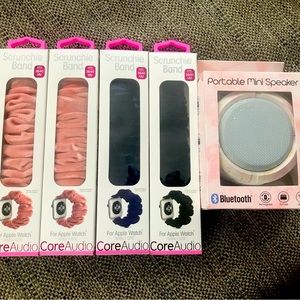 4 Scrunchie Band For Apple Watch + A Free Bluetooth Speaker!